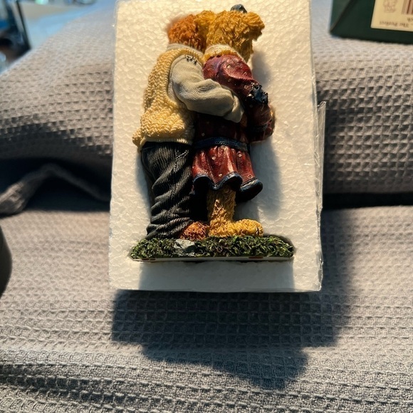 2003 Boyds Bear Bearstone Amy & Mark The Perfect Match Figurine 2277926 - Picture 7 of 11